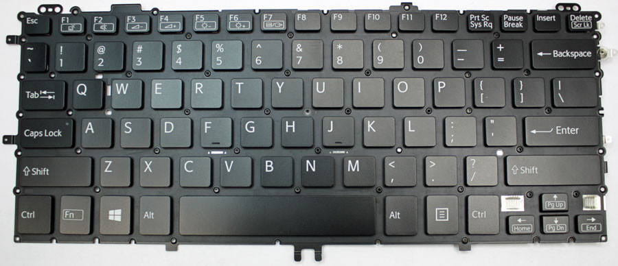 Sony VAIO Pro 11 SVP112A1CL (Black) Laptop Keyboard Replacement